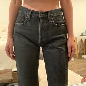 Talula x agolde high-rise taper